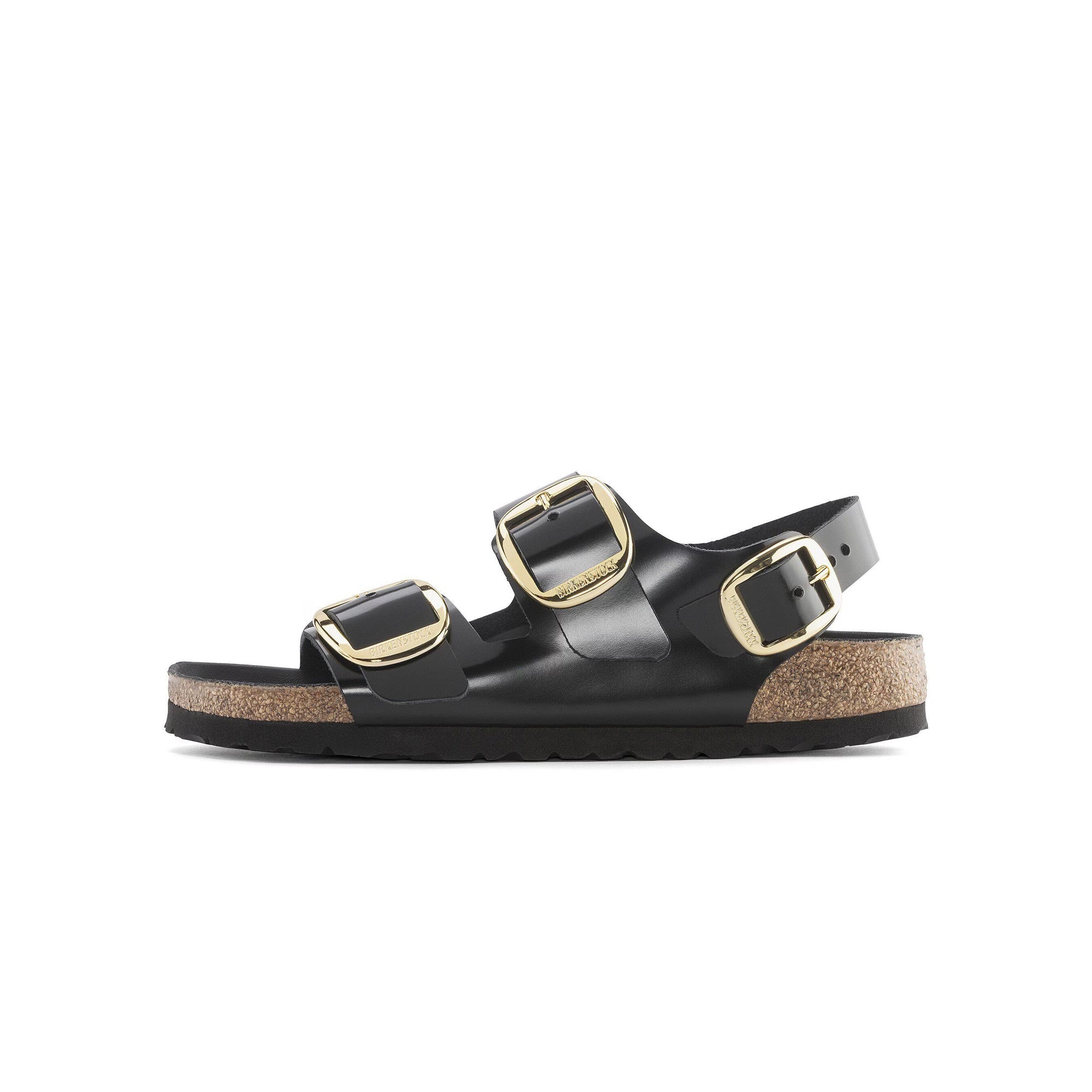 Birkenstock Womens Milano Big Buckle Slippers